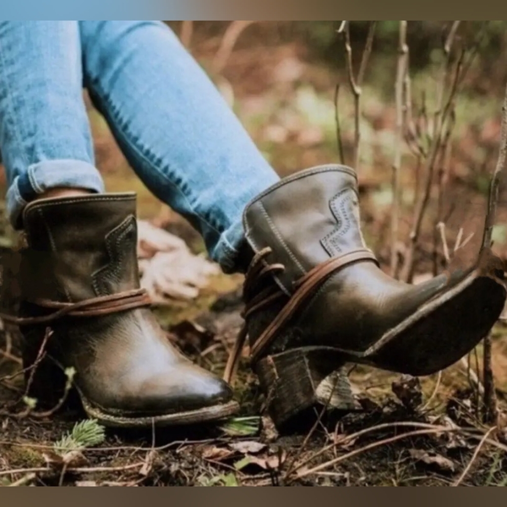 FREEBIRD BY STEVEN CASEY BOOTS BOHO DISTRESSED